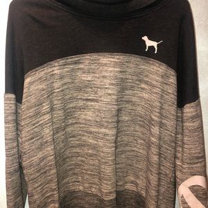 New size medium pink victoria’s secret grey hoodie